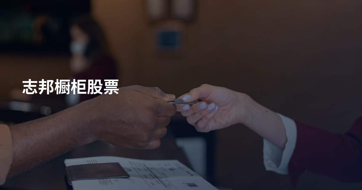 志邦橱柜股票