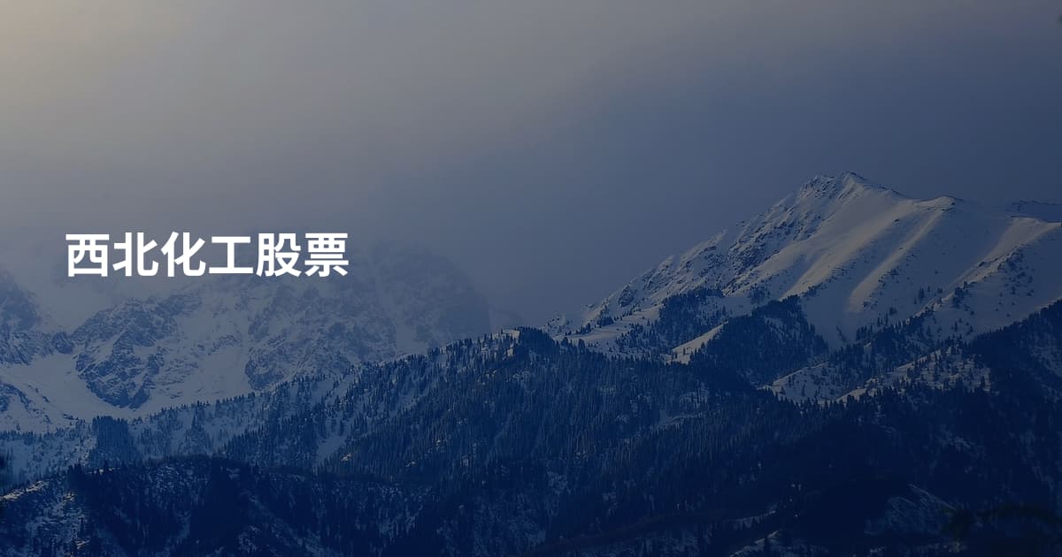 西北化工股票