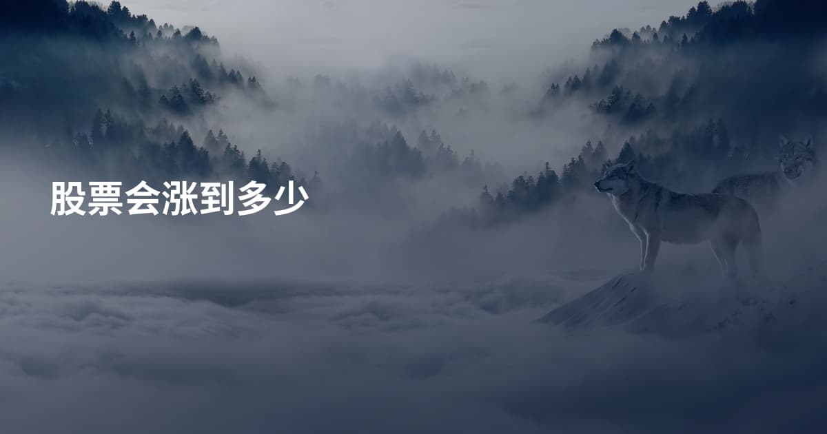 股票会涨到多少
