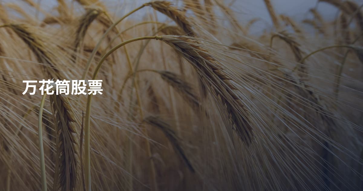 万花筒股票