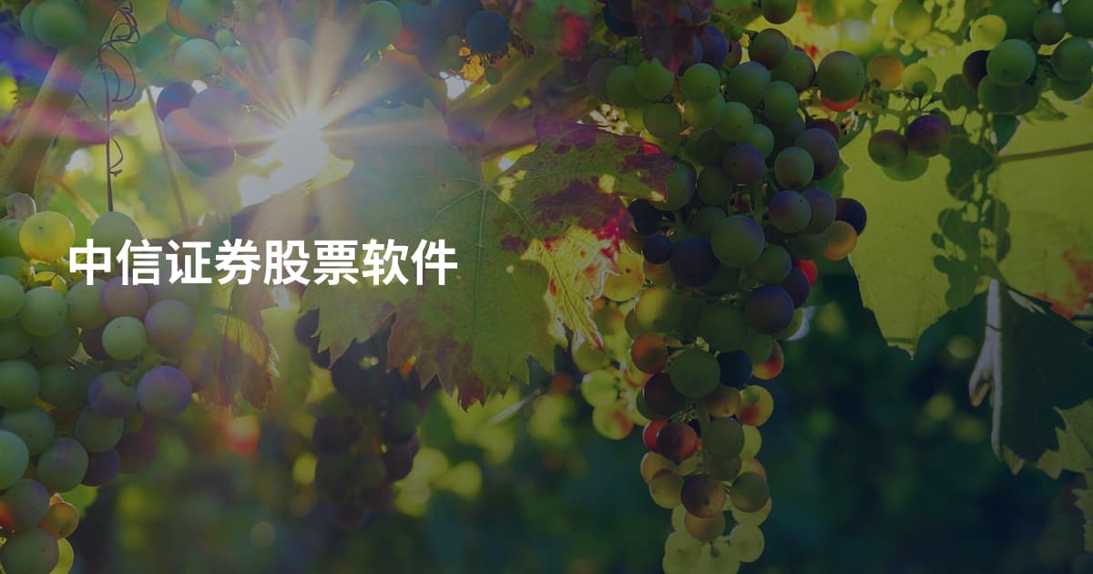 中信证券股票软件