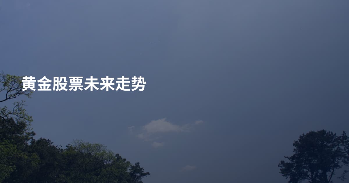 黄金股票未来走势