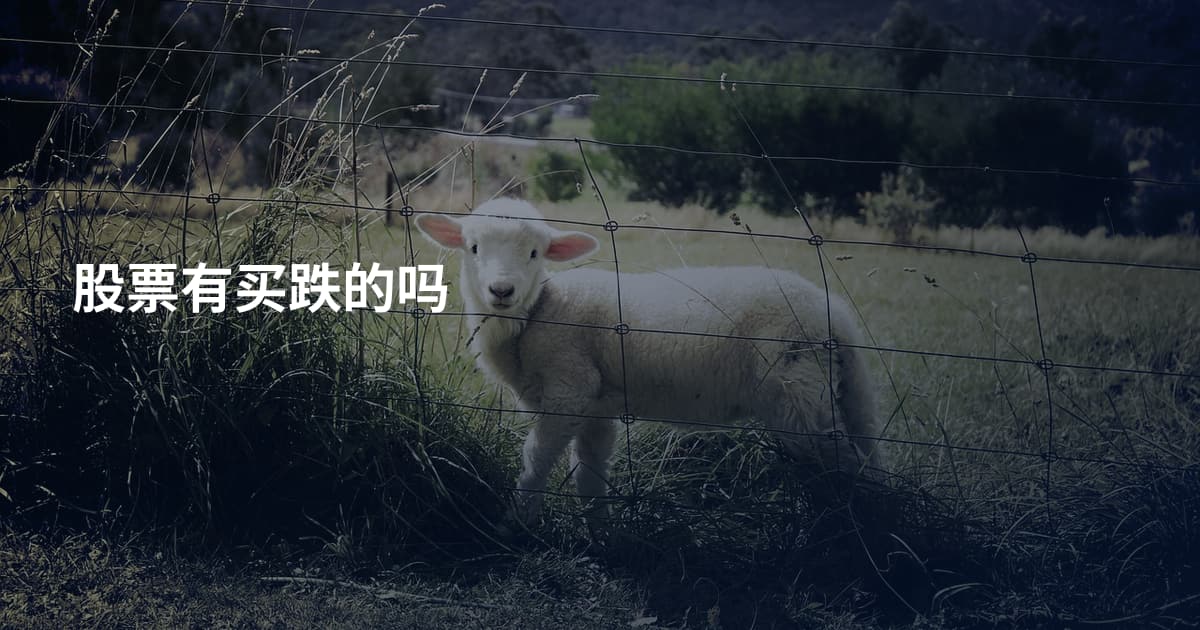 股票有买跌的吗