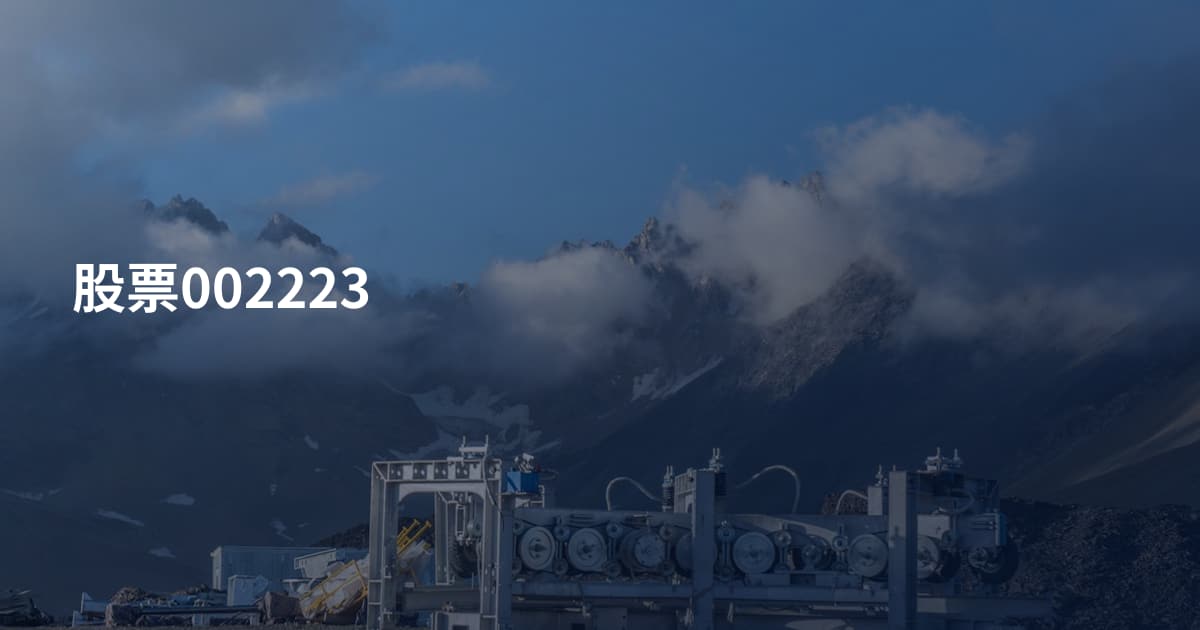 股票002223