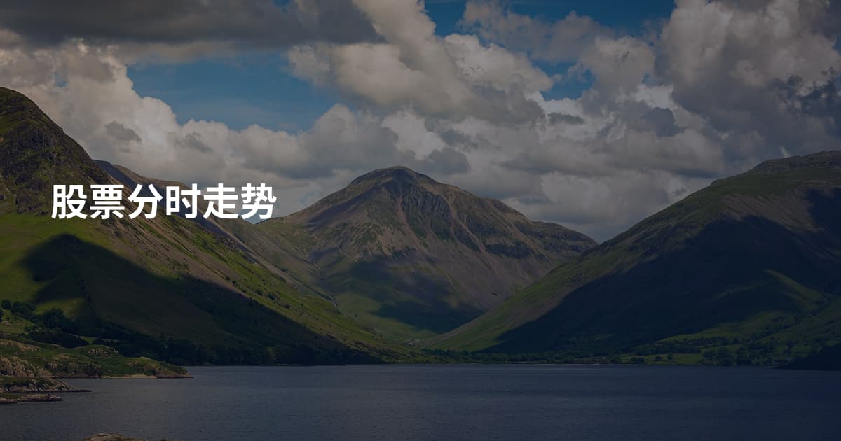 股票分时走势