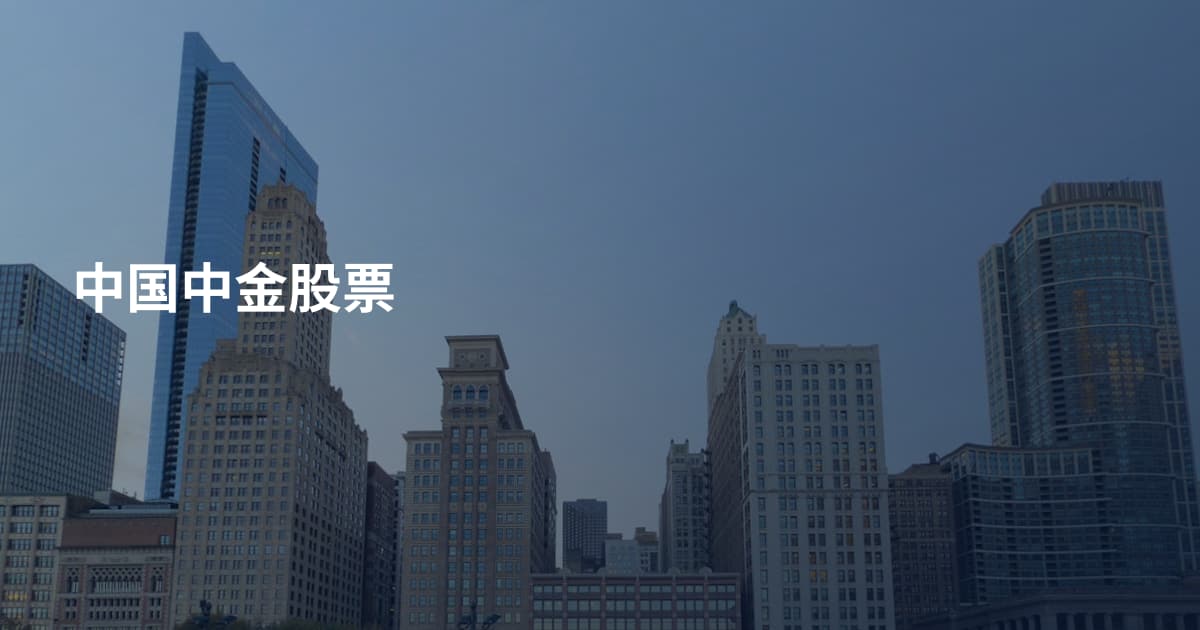 中国中金股票