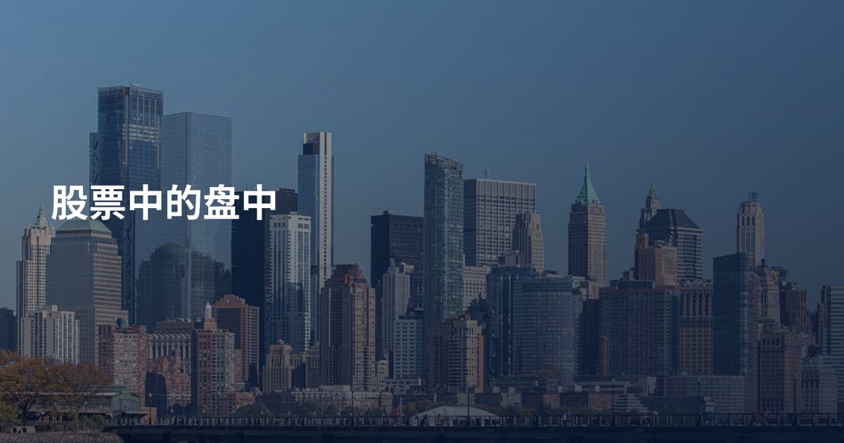 股票中的盘中