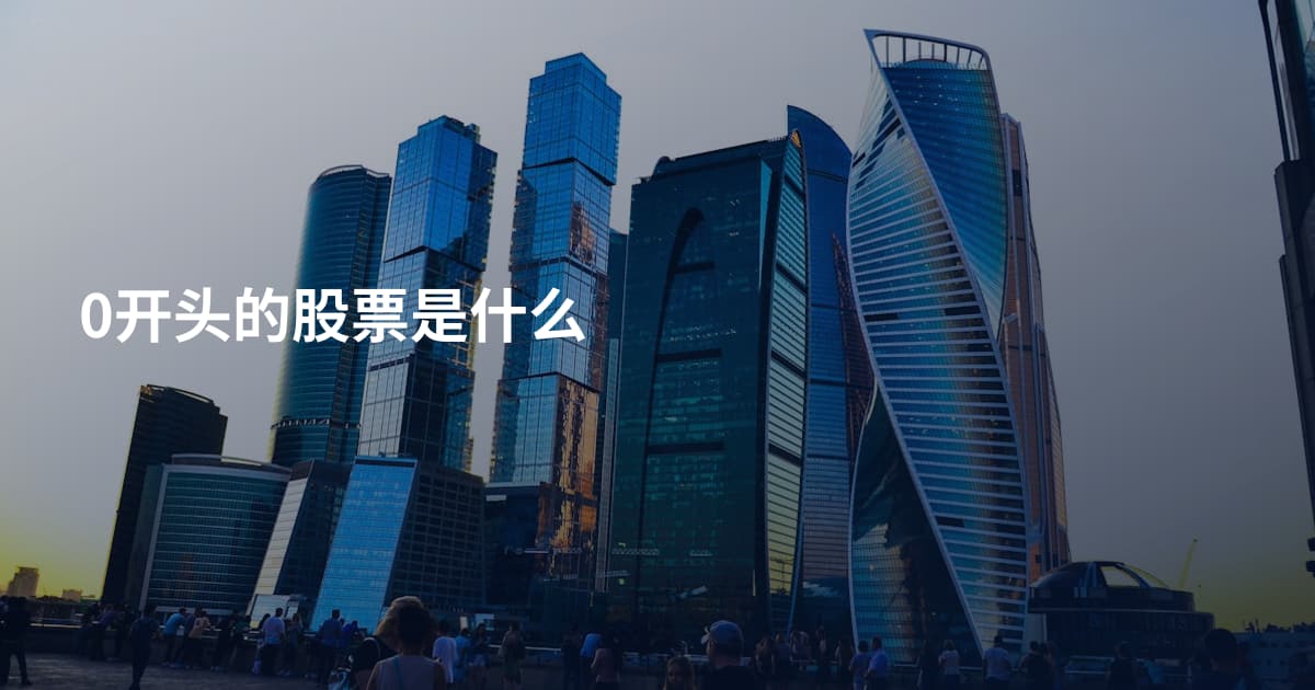 0开头的股票是什么