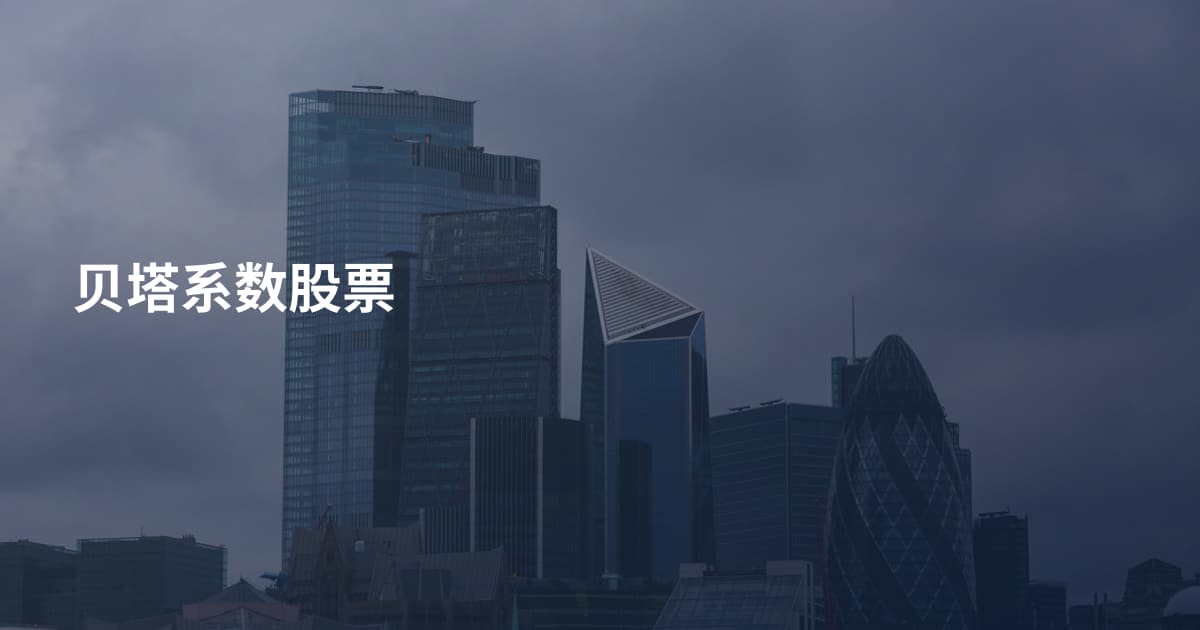 贝塔系数股票