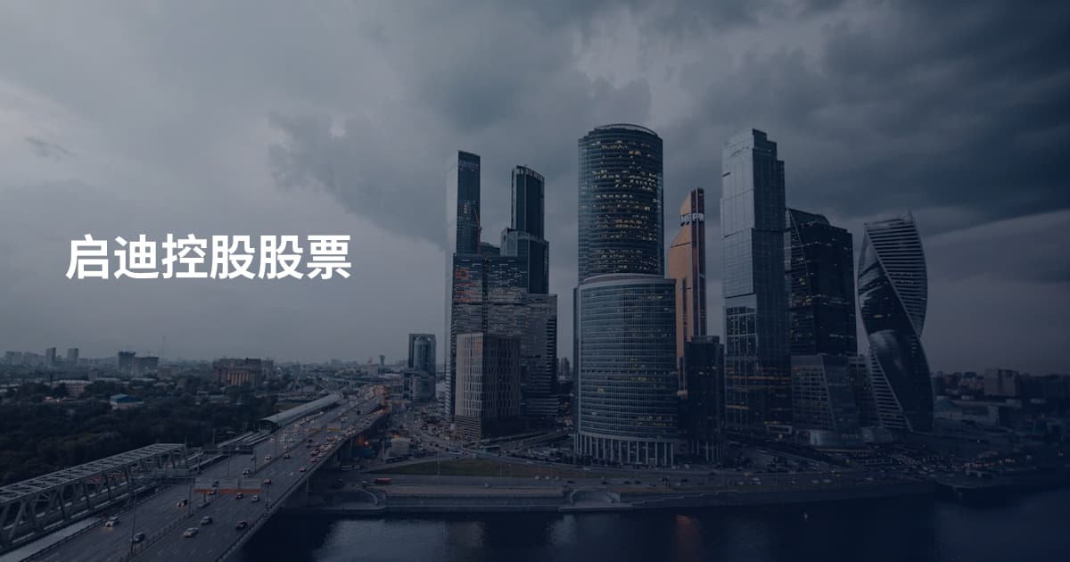 启迪控股股票