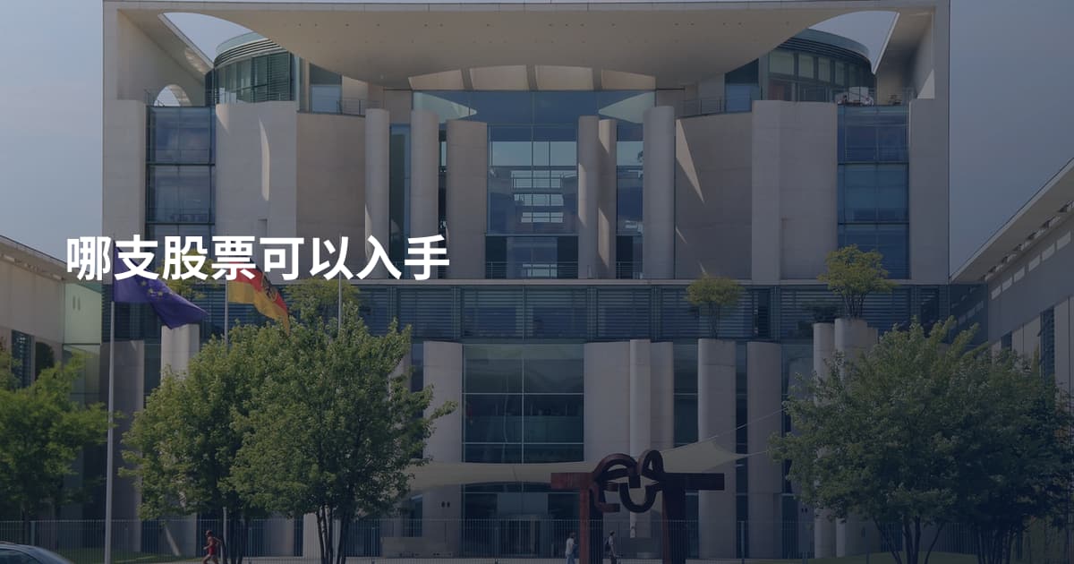 哪支股票可以入手