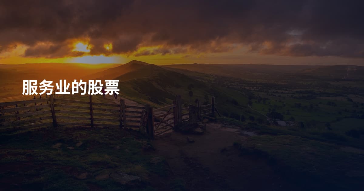 服务业的股票