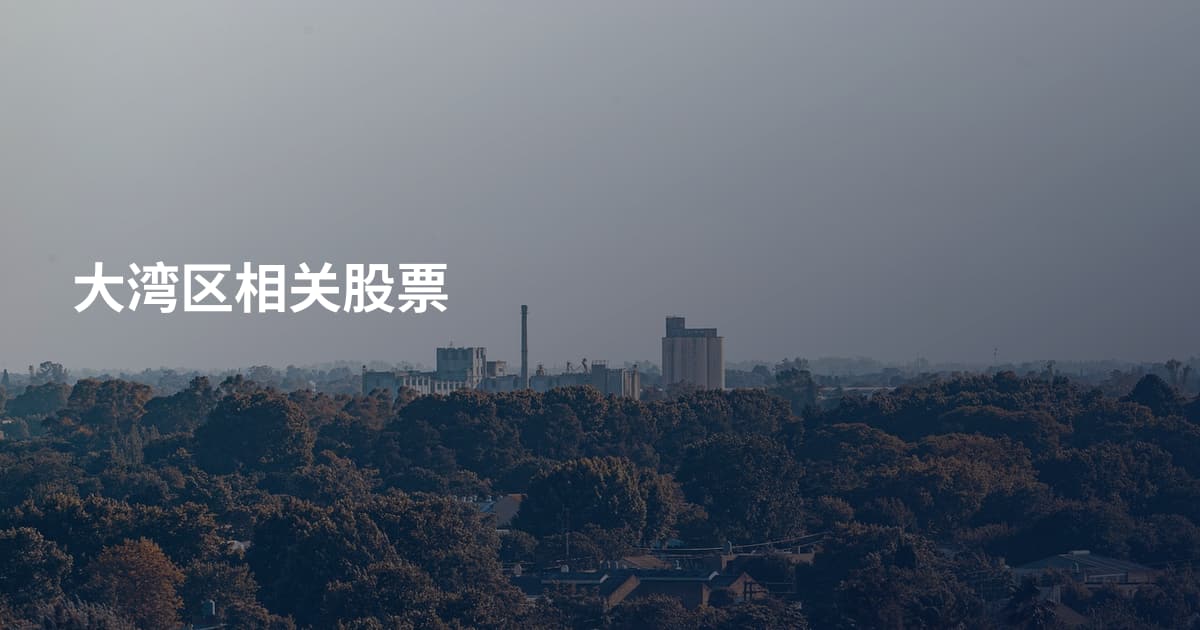 大湾区相关股票