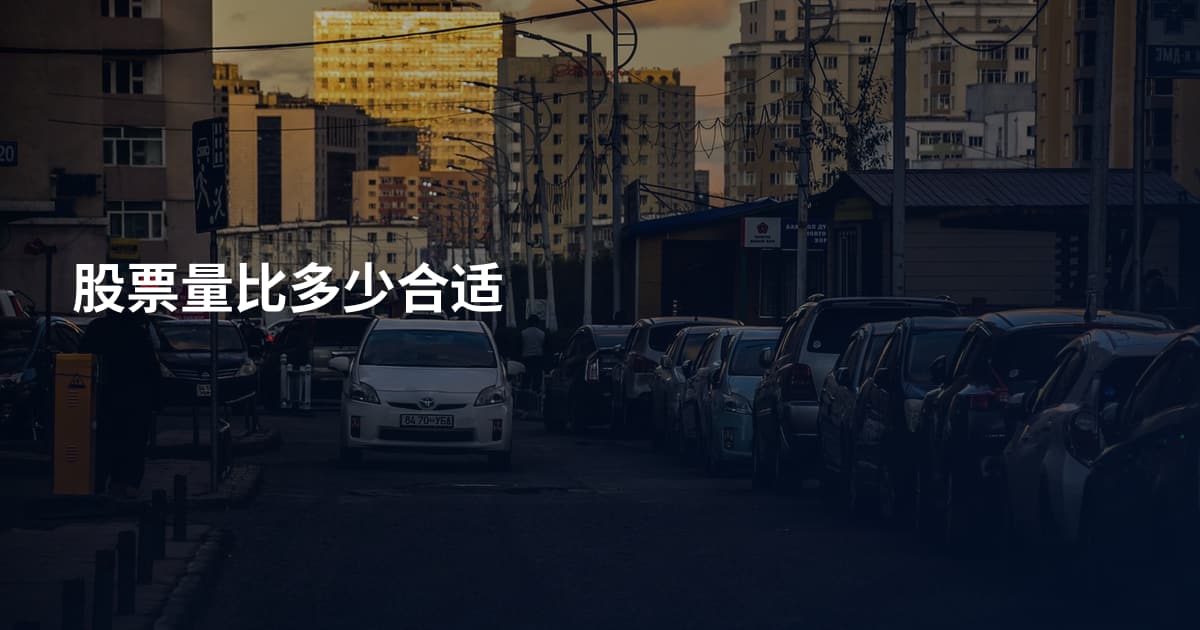 股票量比多少合适