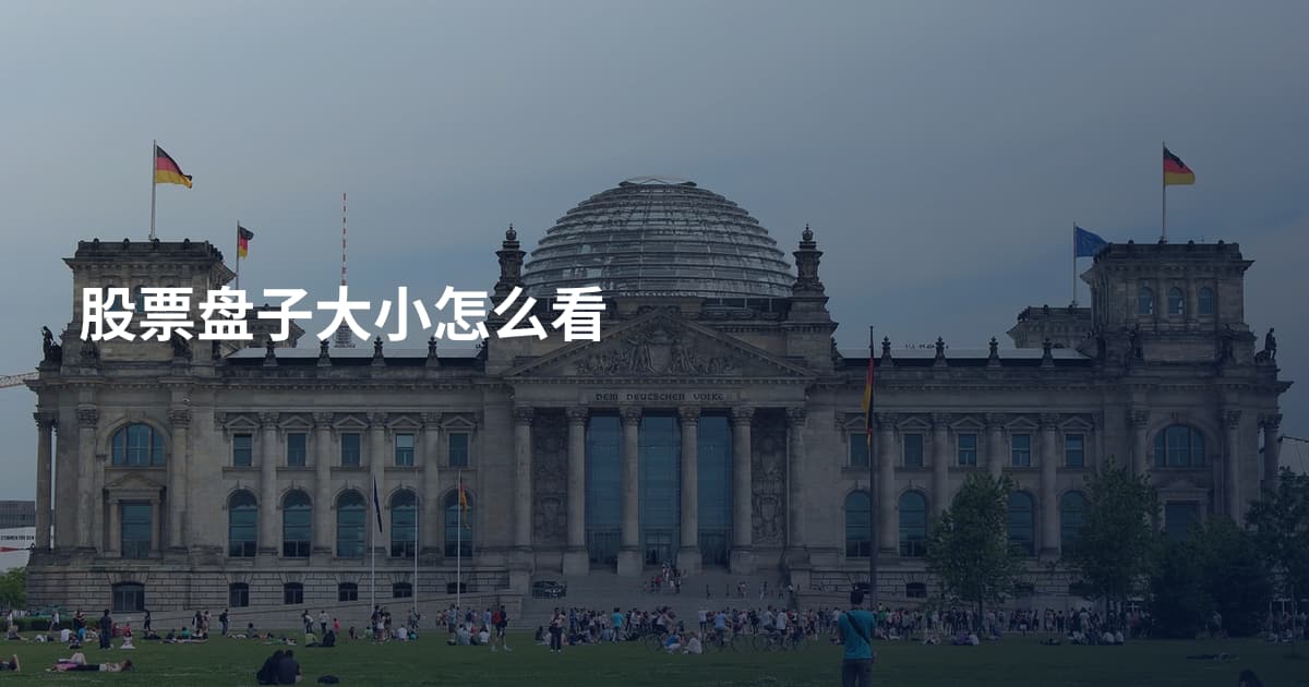 股票盘子大小怎么看