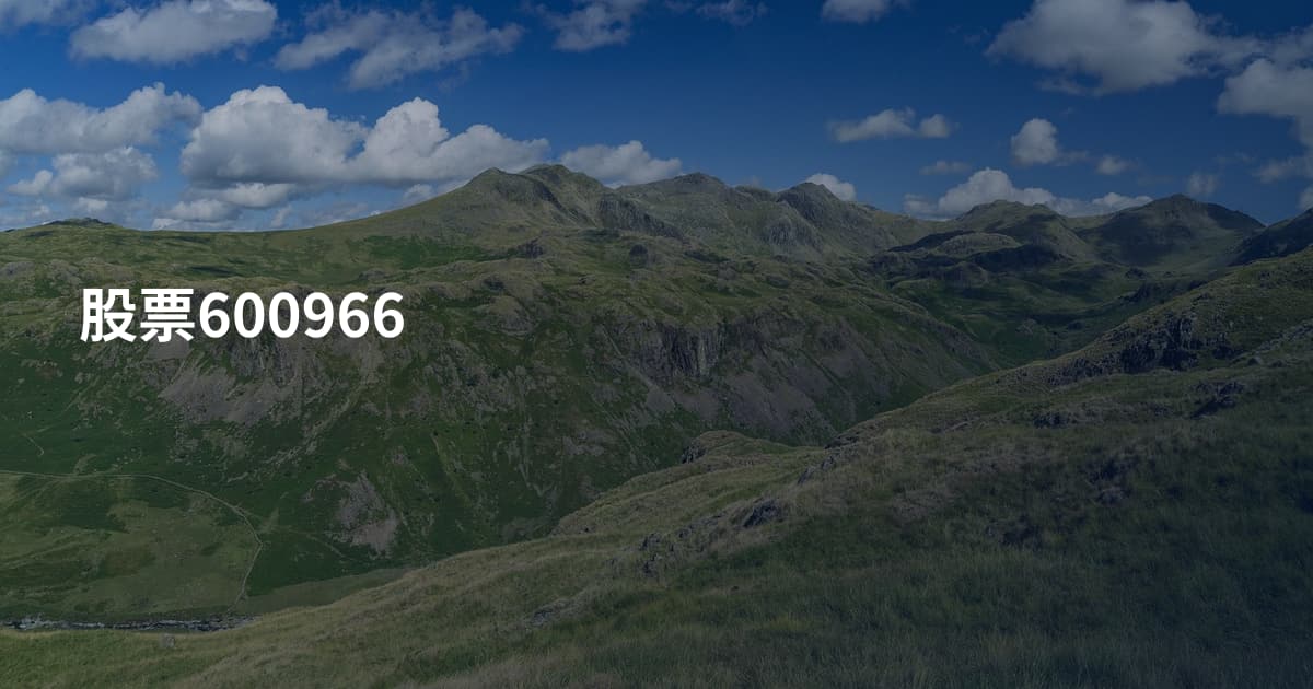 股票600966
