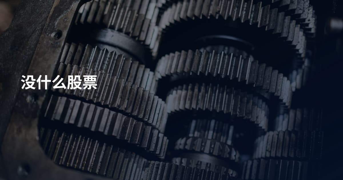 没什么股票