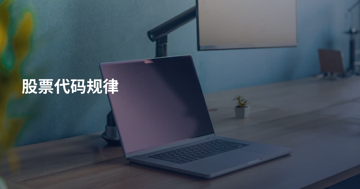 股票代码规律