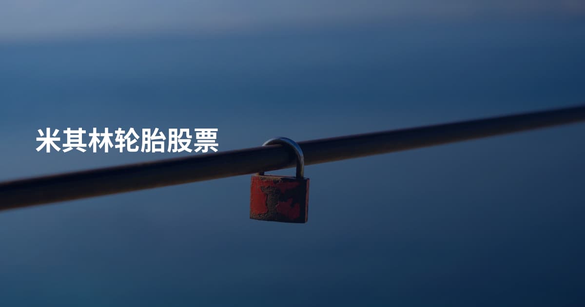 米其林轮胎股票