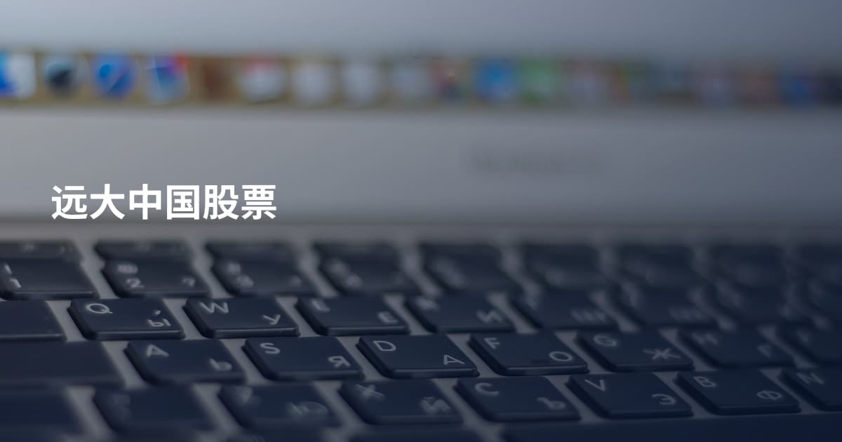 远大中国股票