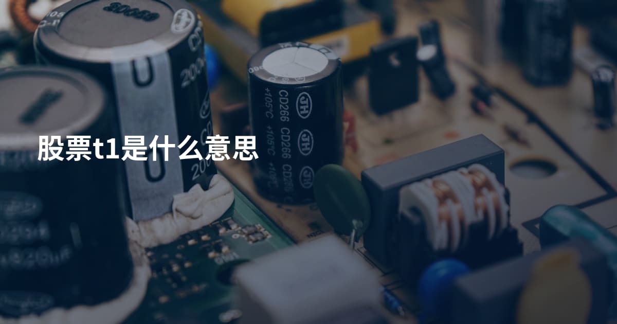 股票t1是什么意思