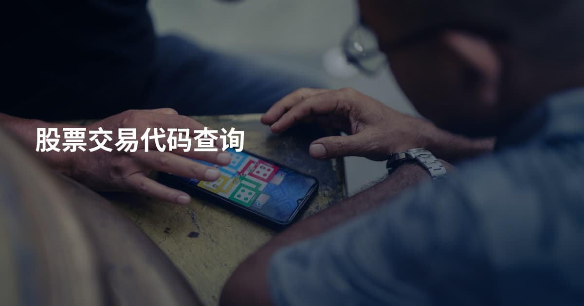 股票交易代码查询