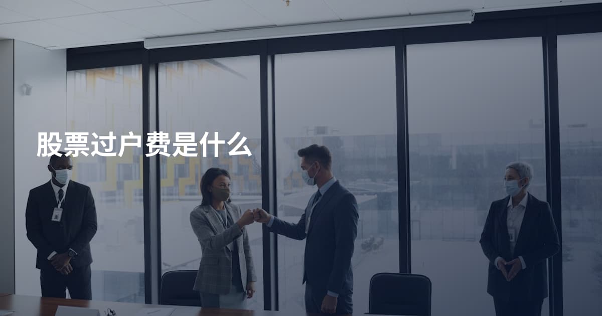 股票过户费是什么