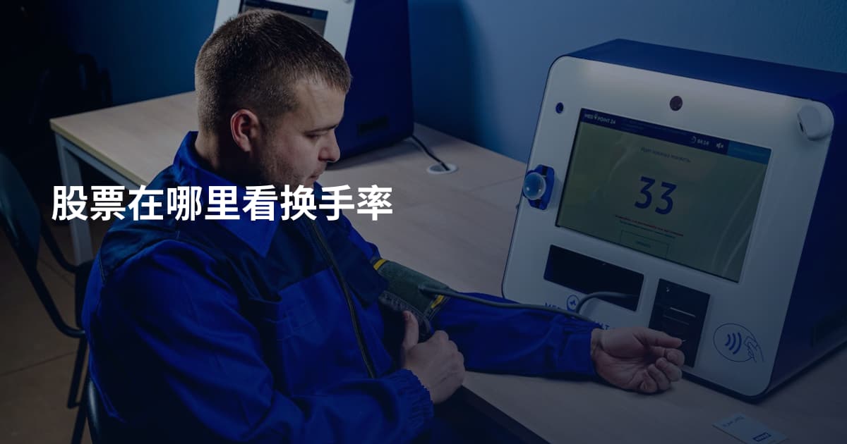 股票在哪里看换手率