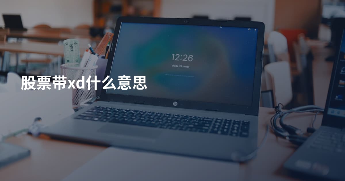 股票带xd什么意思