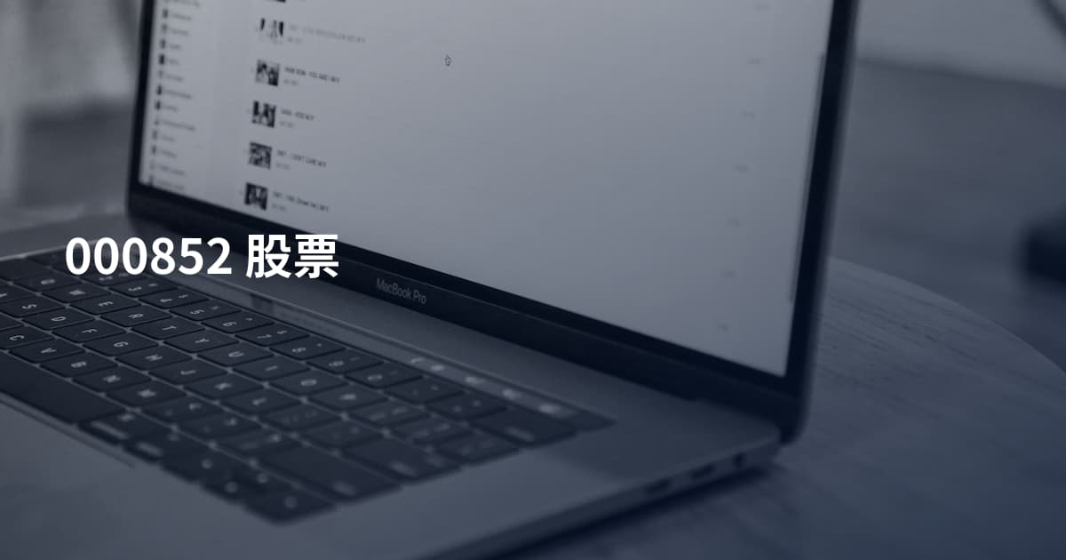 000852 股票