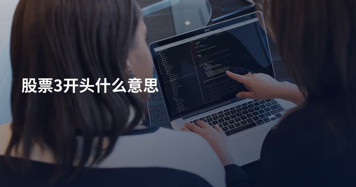 股票3开头什么意思