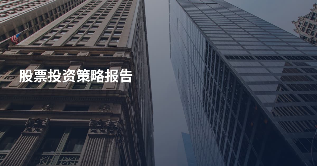 股票投资策略报告