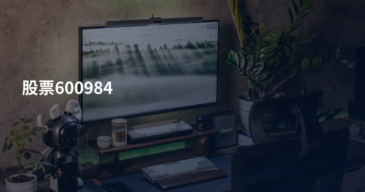 股票600984