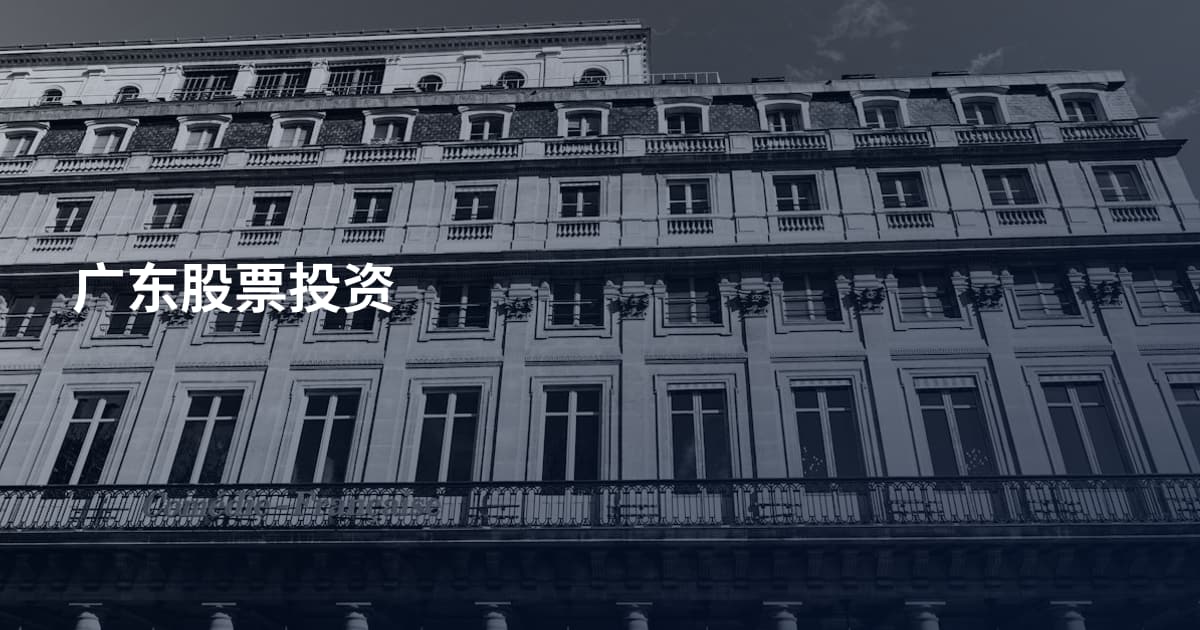 广东股票投资