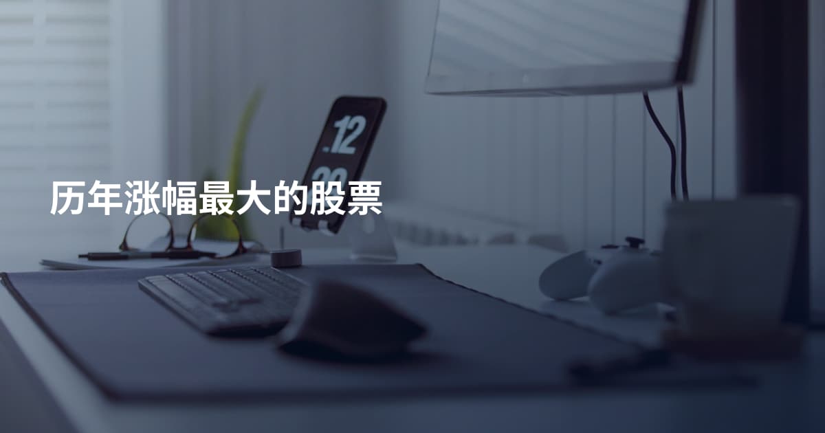 历年涨幅最大的股票