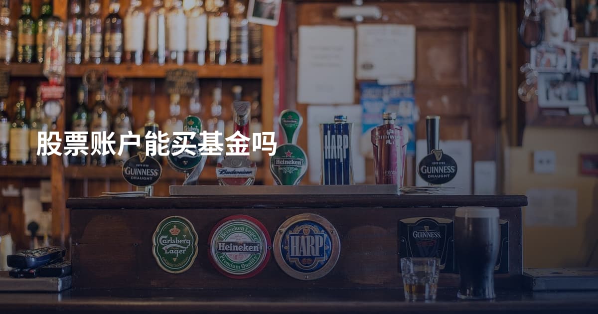 股票账户能买基金吗