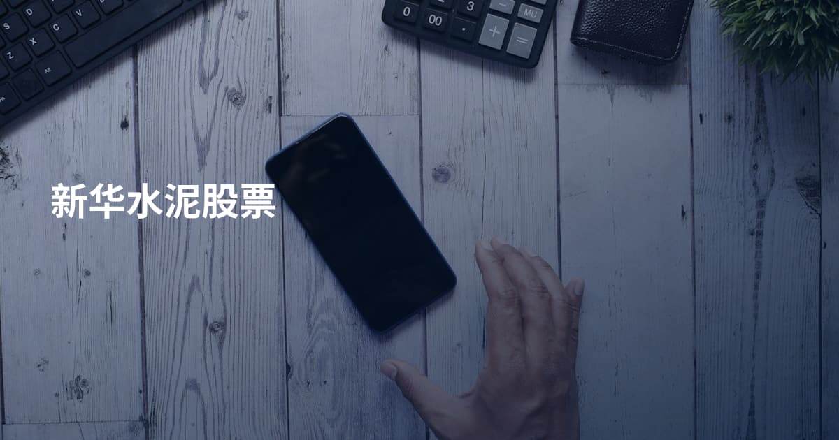 新华水泥股票