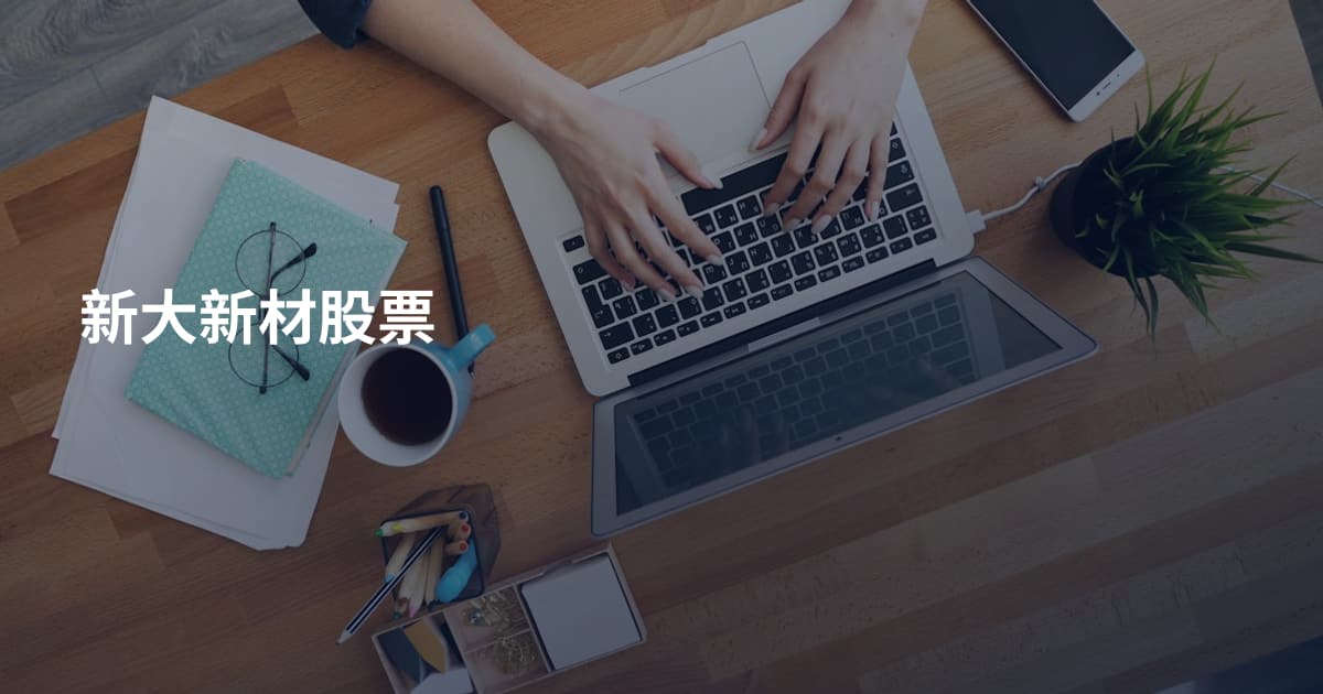 新大新材股票