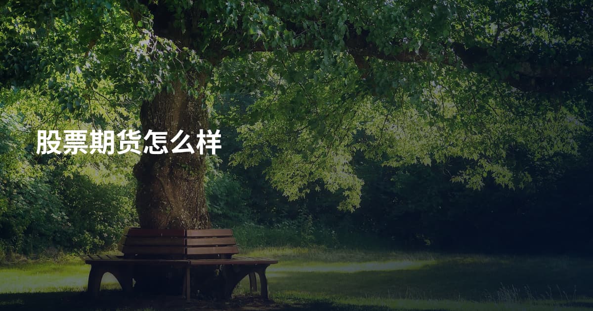 股票期货怎么样