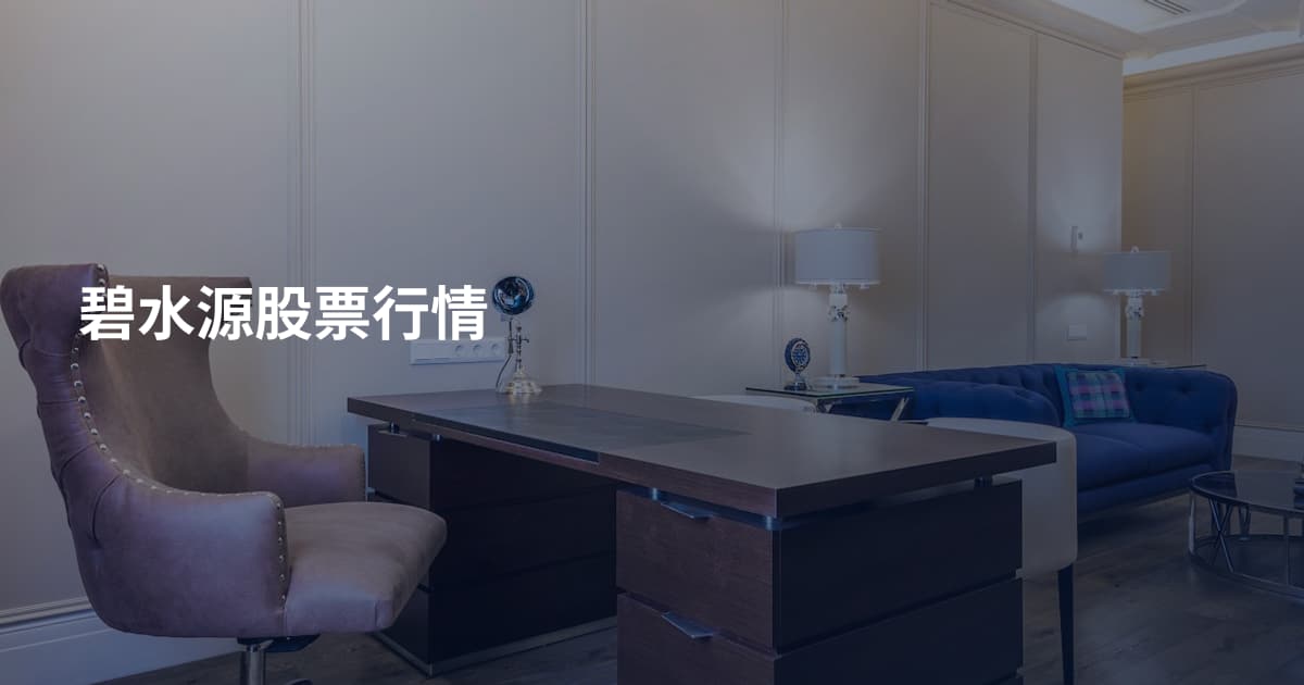 碧水源股票行情