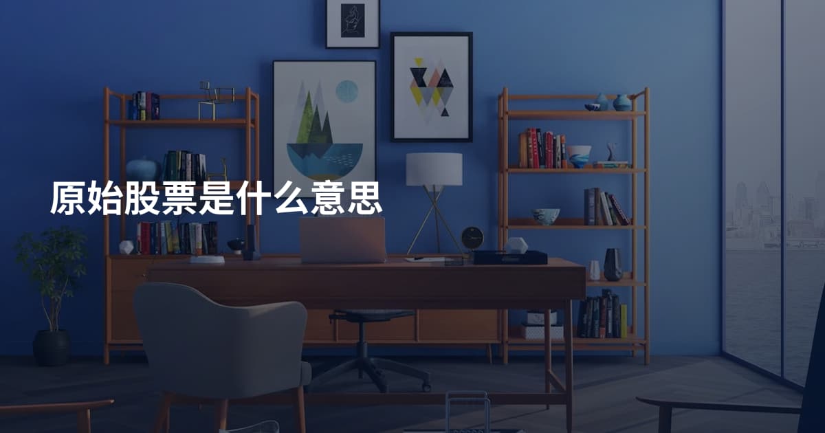 原始股票是什么意思