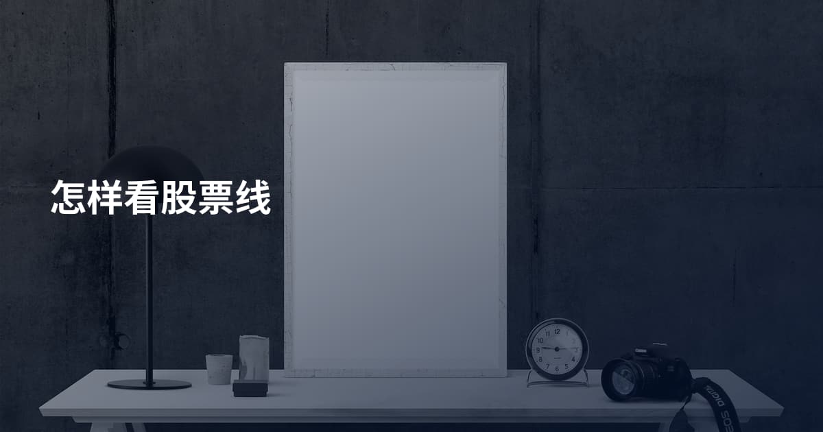 怎样看股票线