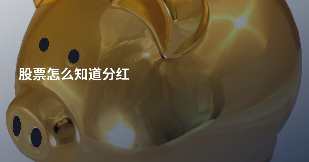 股票怎么知道分红