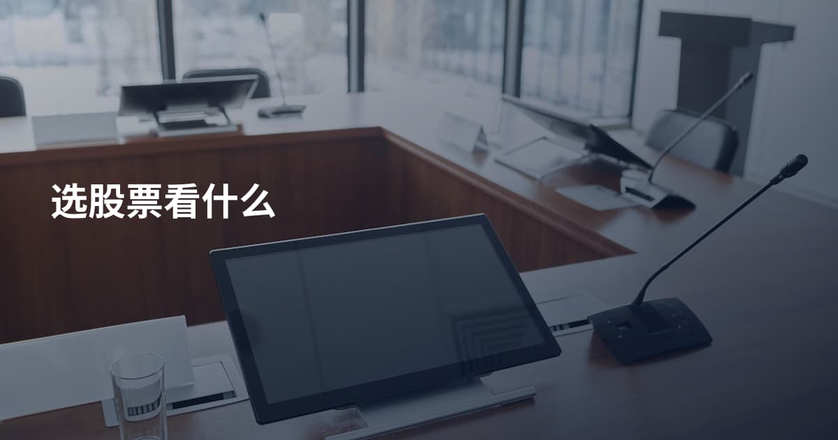 选股票看什么