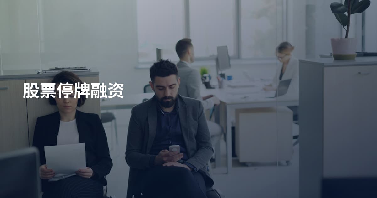 股票停牌融资