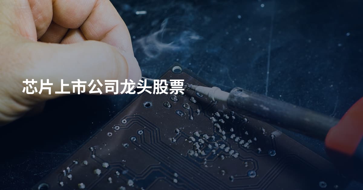 芯片上市公司龙头股票