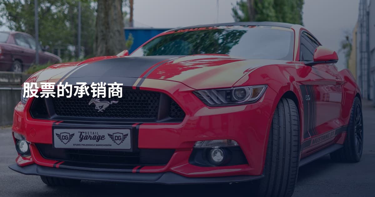 股票的承销商