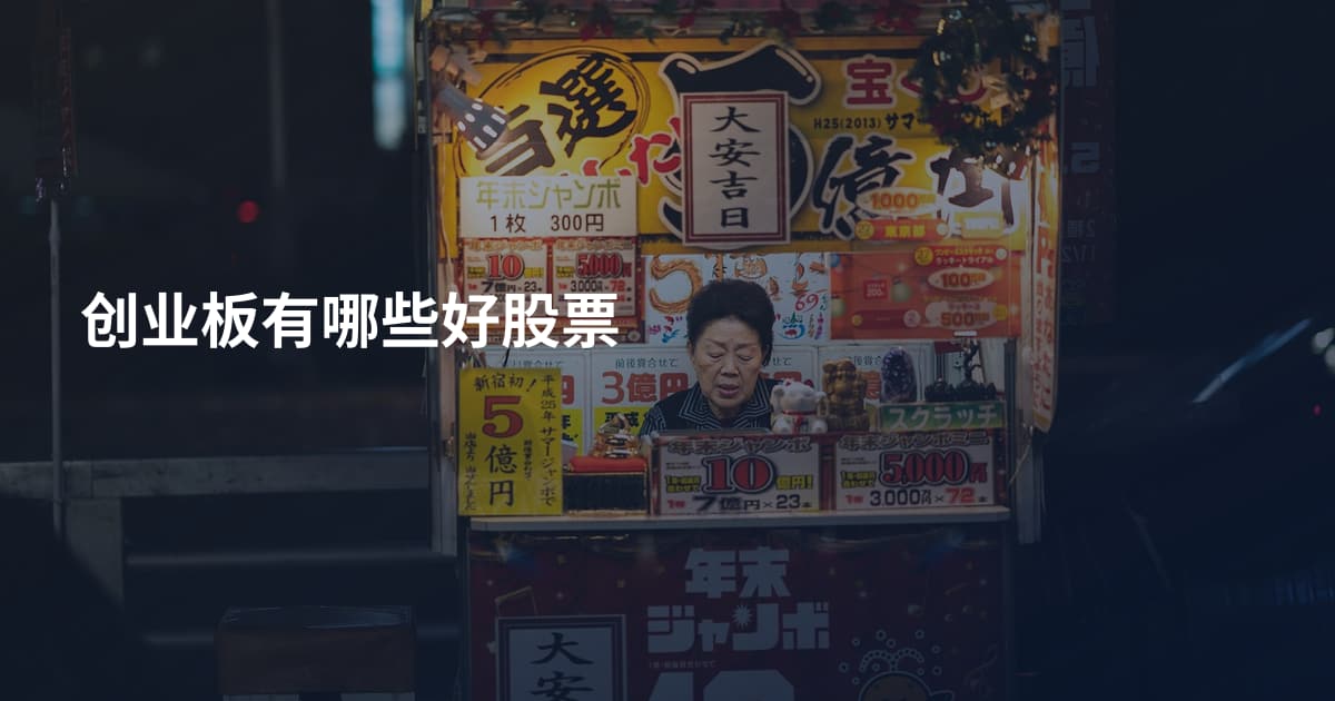 创业板有哪些好股票