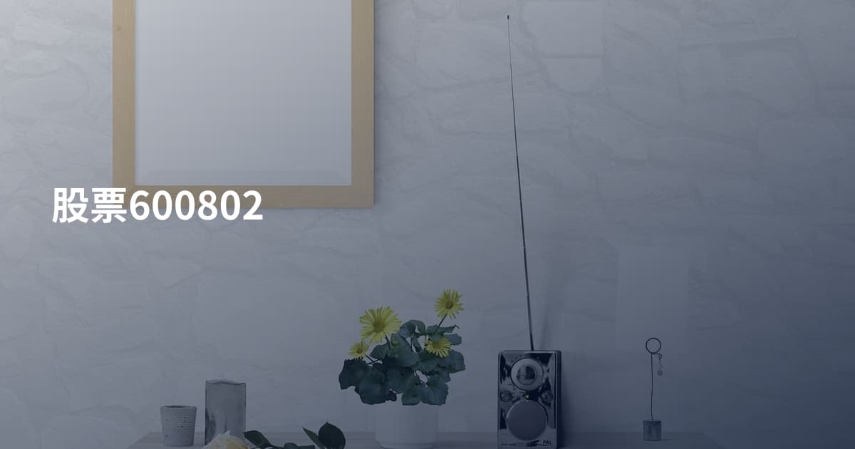 股票600802