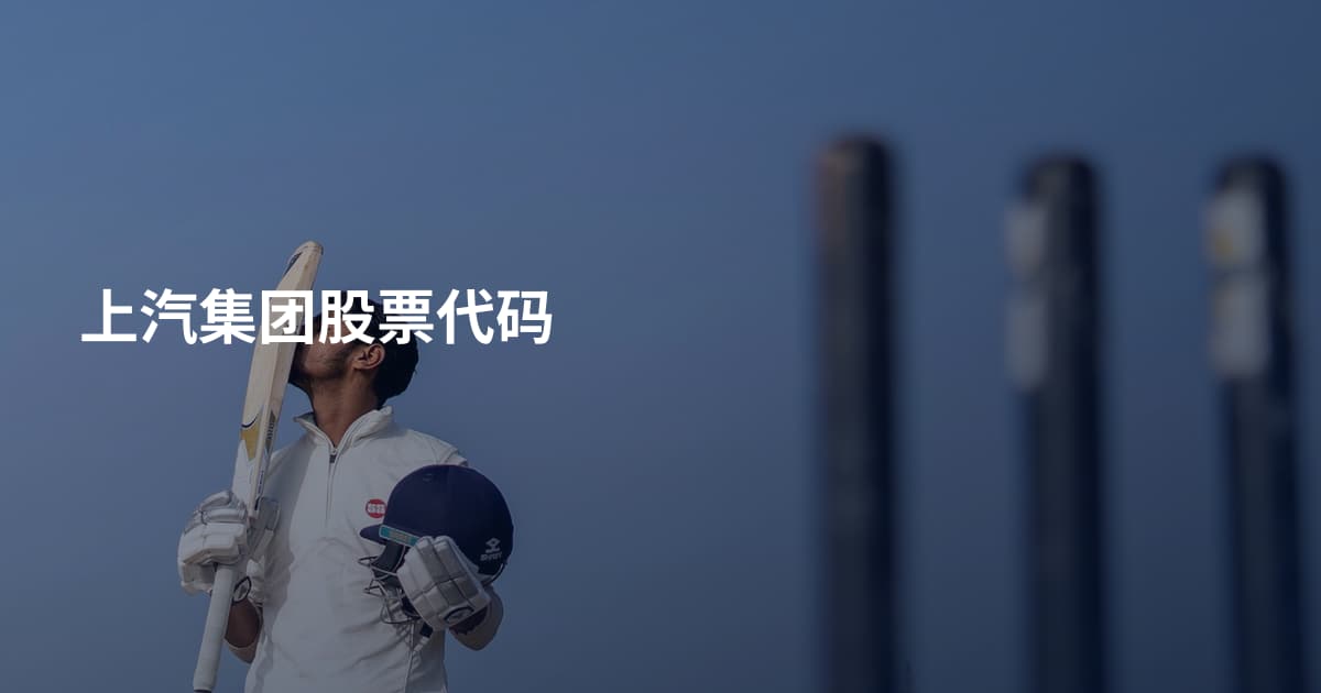 上汽集团股票代码